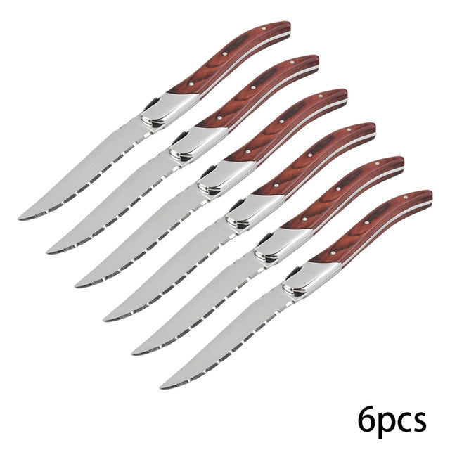 8.8\' Stainless Steel Steak Knives