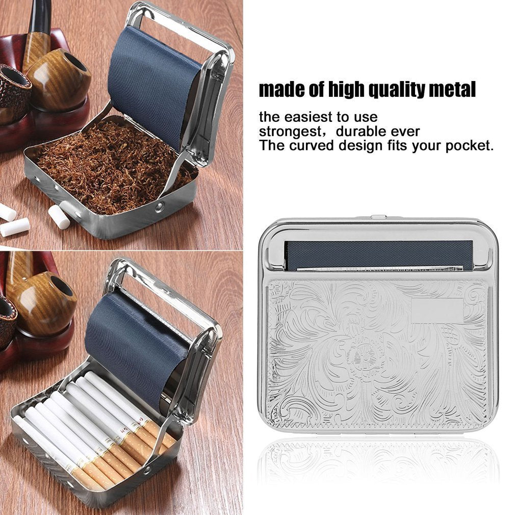 Metal Automatic Cigarette Tobacco weed Smoking Smoke Roller