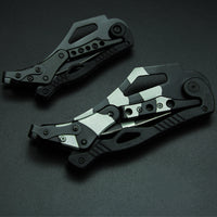 Training Folding Knife To Carry Keychain Knives High 440C Steel Heat Treatment Processing