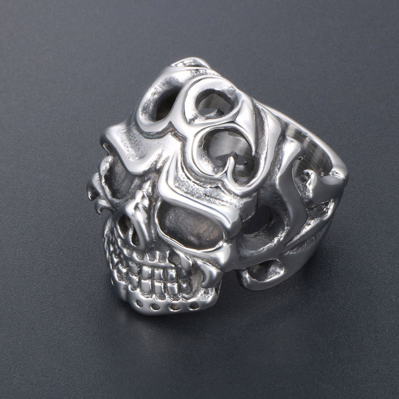 Retro Skull Creative Vampire Ring