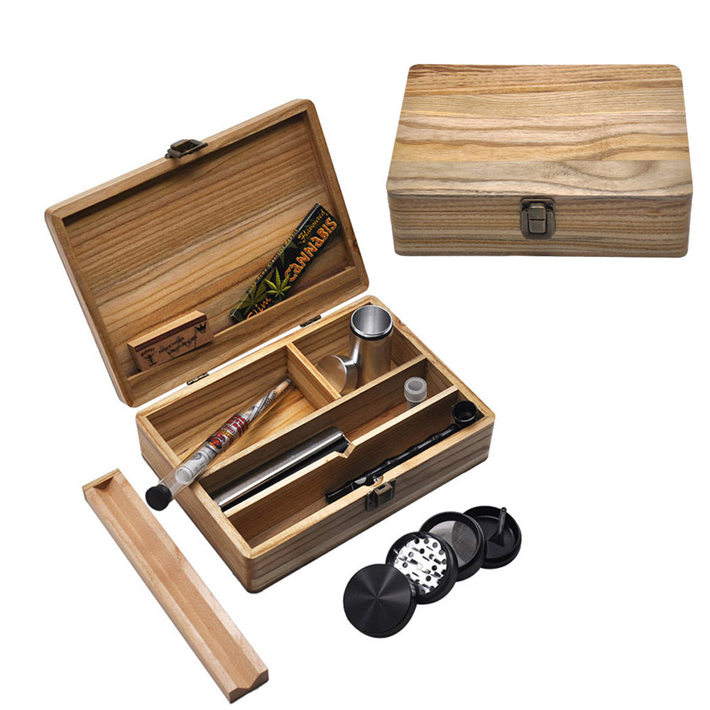 Household Portable Wooden Smoking Set Kit