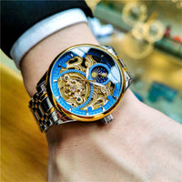 Men's Luminous Hollow Out Fully Automatic Mechanical Watch