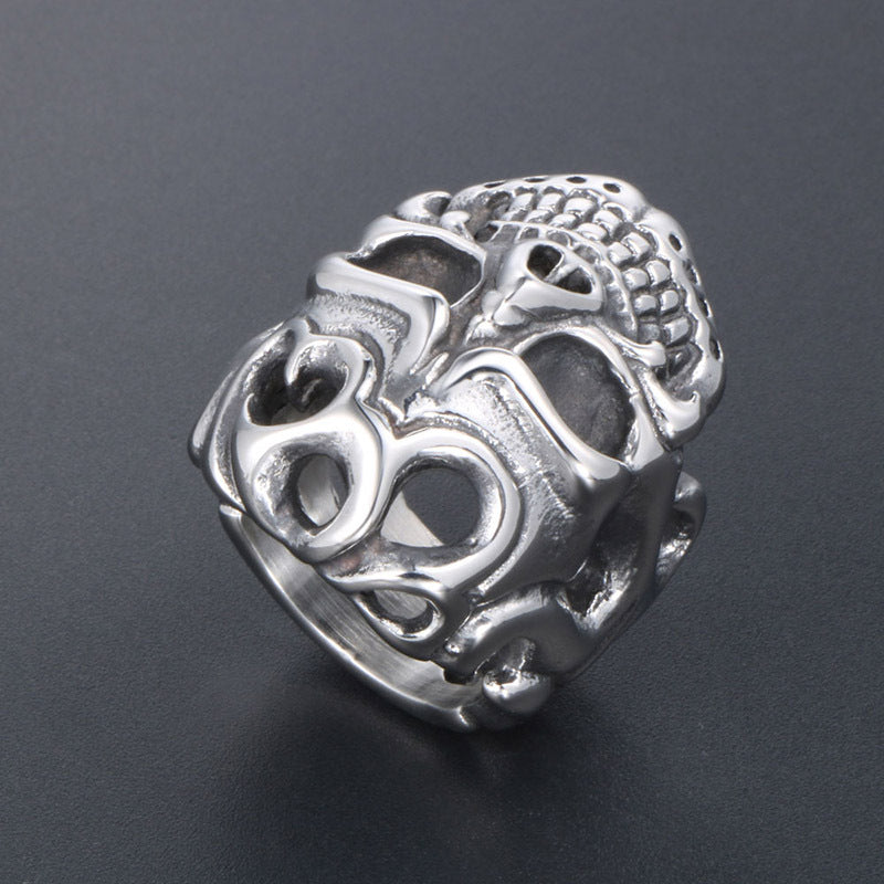 Retro Skull Creative Vampire Ring