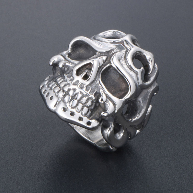 Retro Skull Creative Vampire Ring